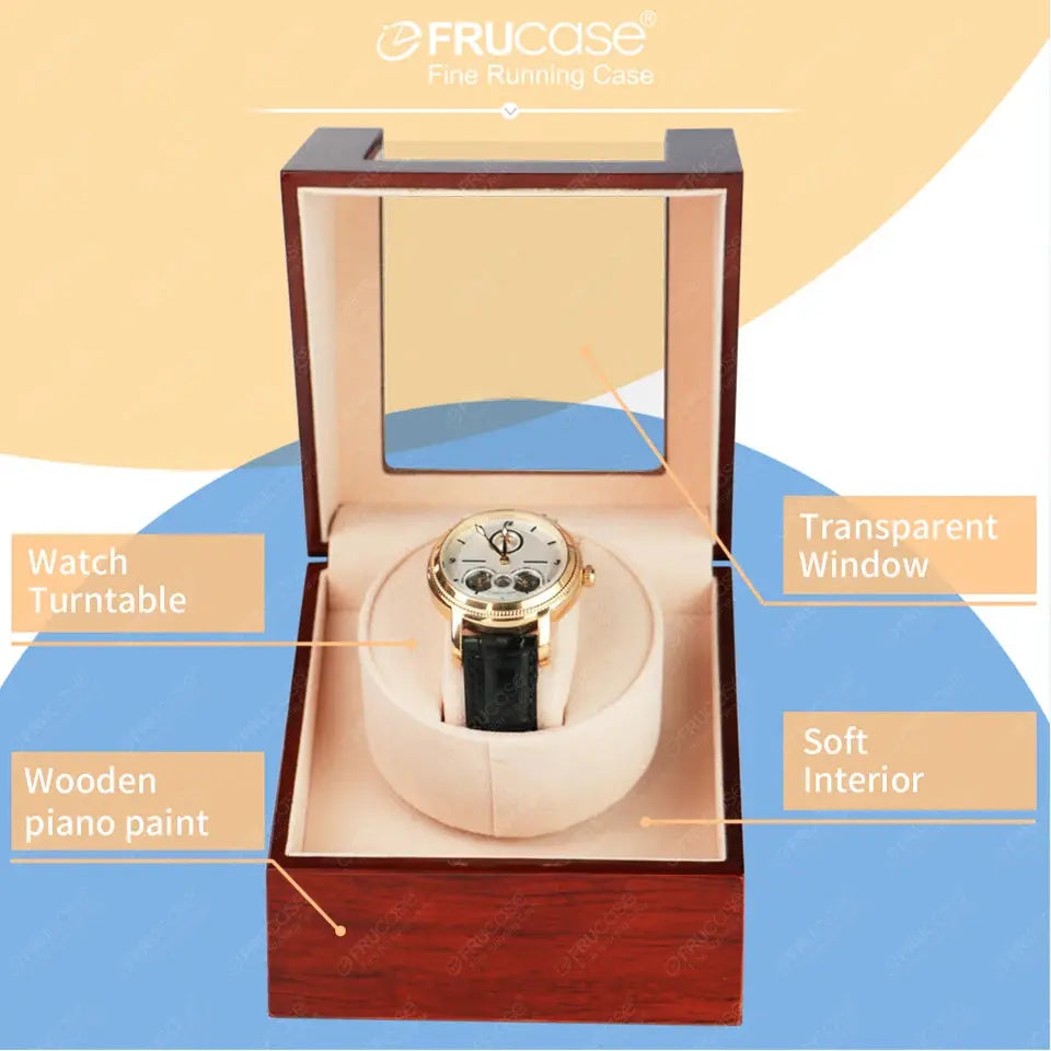 Wooden Watch Box Winder for Automatic Watches My Store