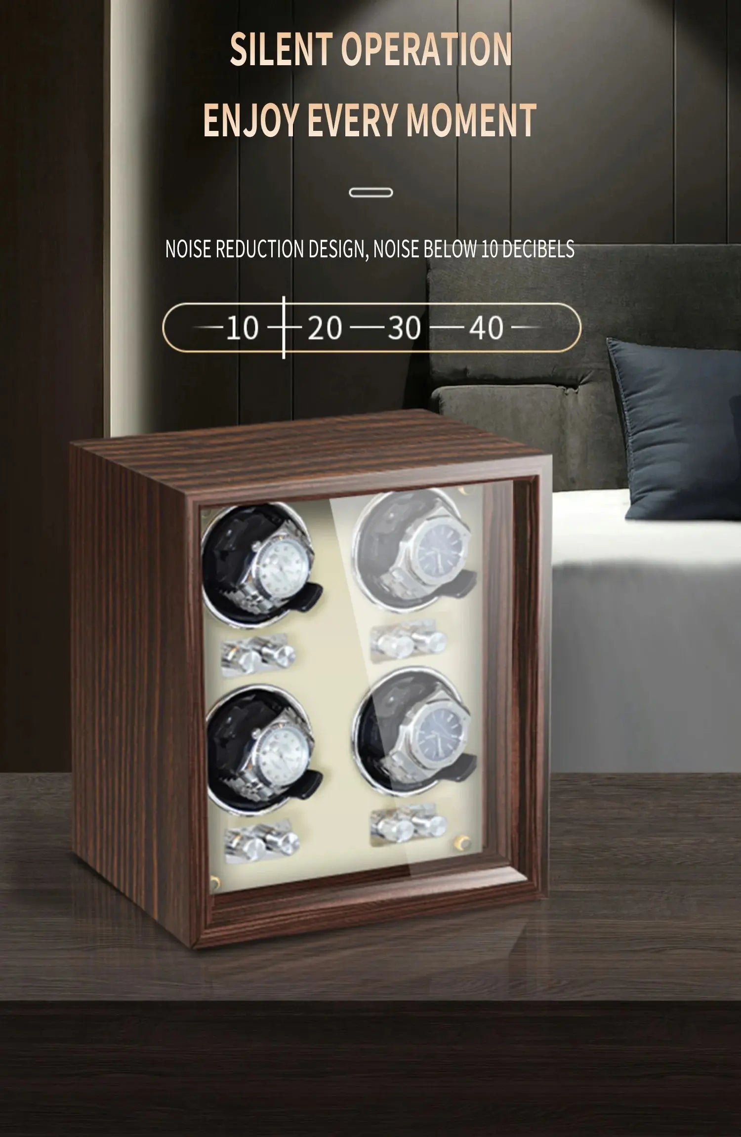 Luxury Watch Winder Automatic Box with Motor Watch Cabinet My Store