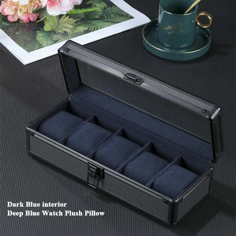 5 Slots High-End Aluminium Alloy Watch Box My Store