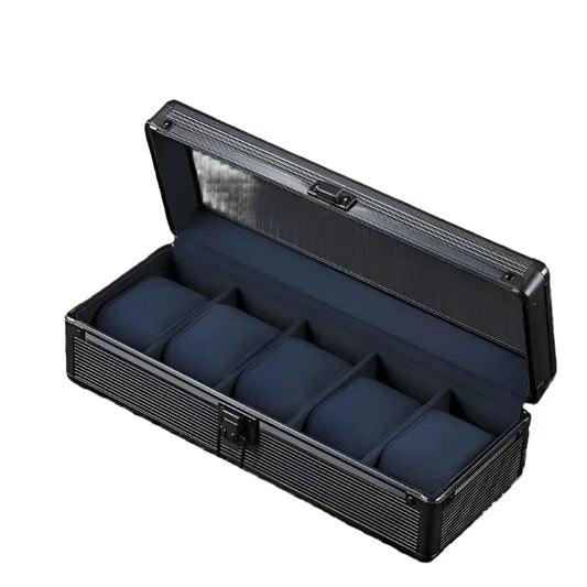 5 Slots High-End Aluminium Alloy Watch Box My Store