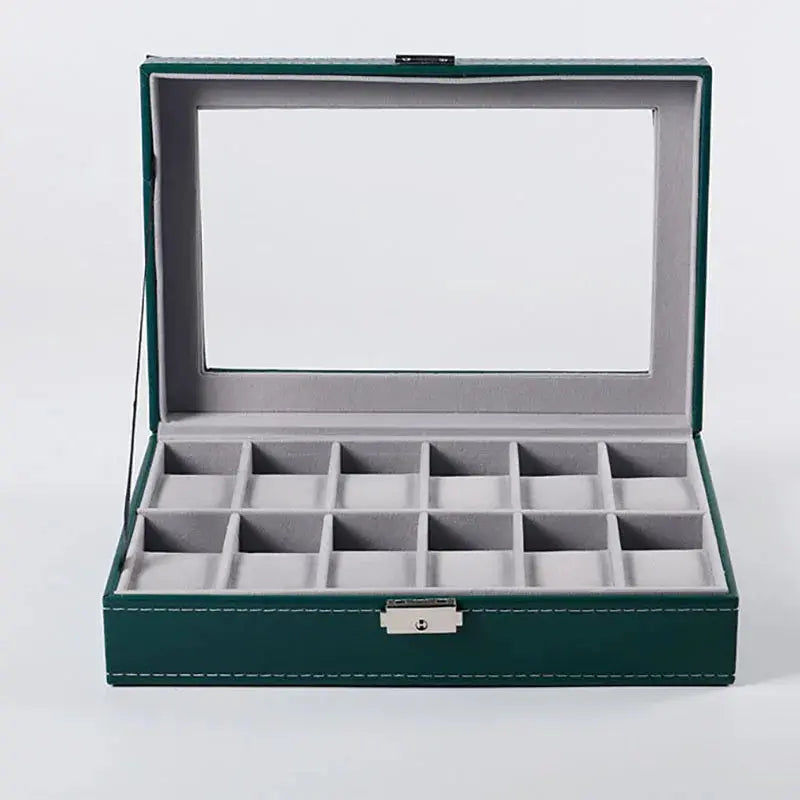 Leather Watch Box Organizer Case Holder Storage Box 6/10/12 My Store